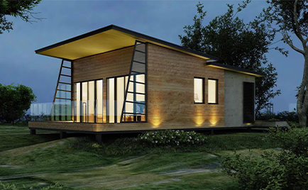 Prefab steel villa house 