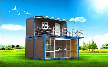 Flat packed container